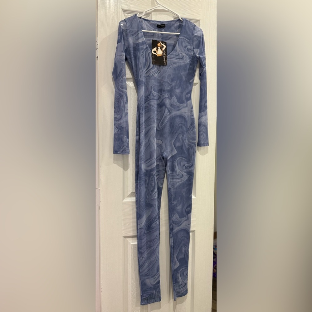 NakedWardrobe mesh jumpsuit